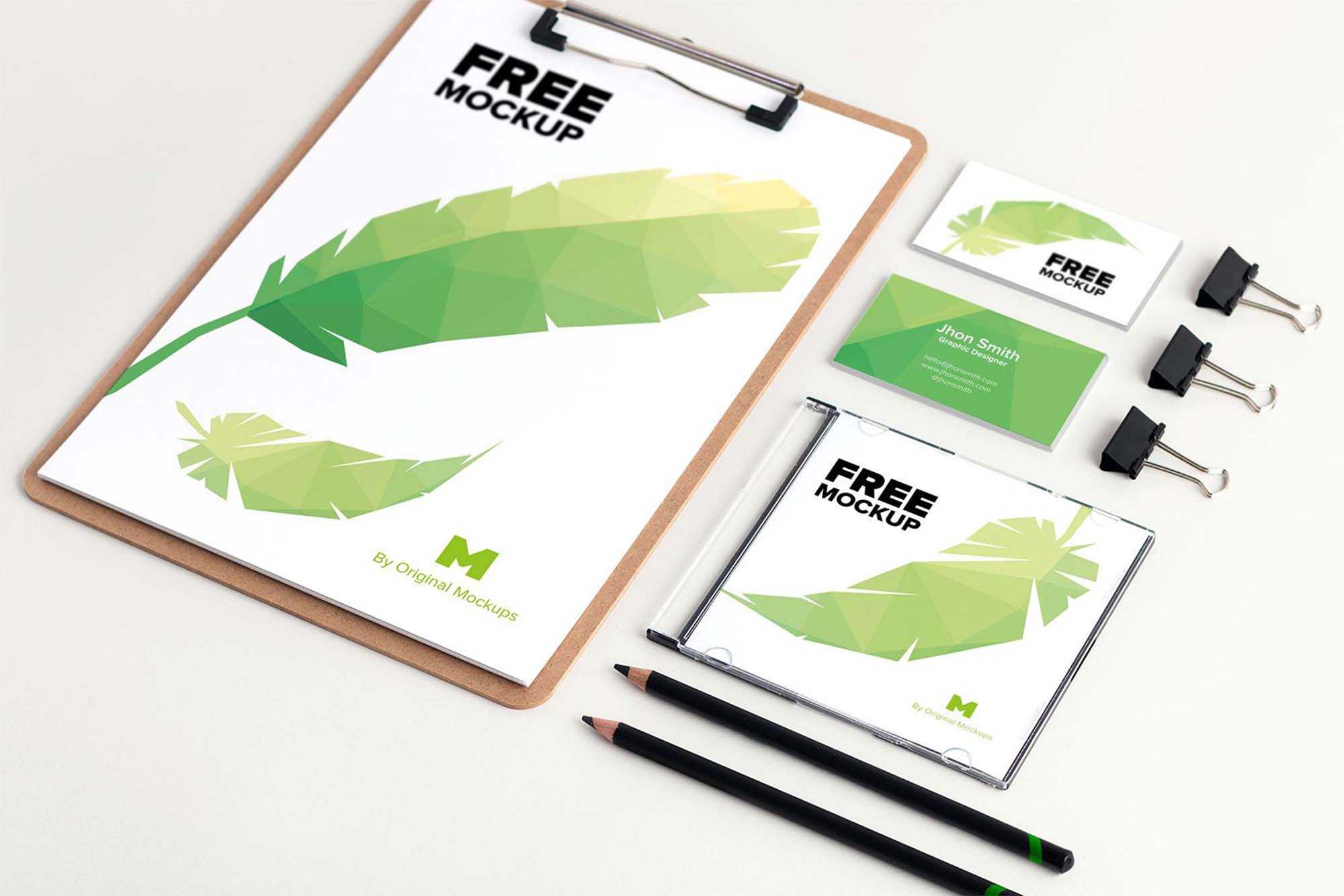 Free Stationery Mockup (PSD)