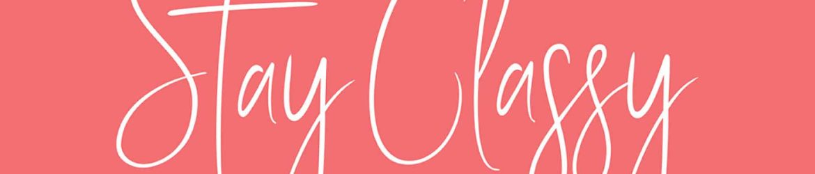 Free Stay Classy Script Font