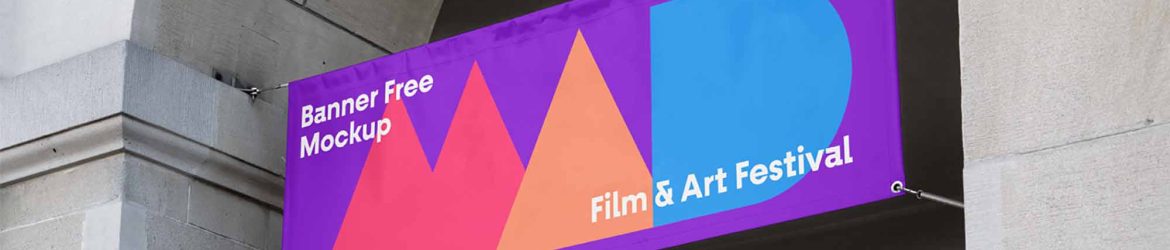 Free Store Banner Mockup (PSD)