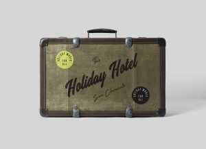 Free Suitcase Mockup (PSD)