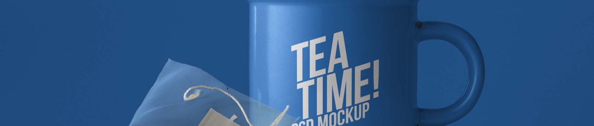 Free Tea Mug Mockup (PSD)