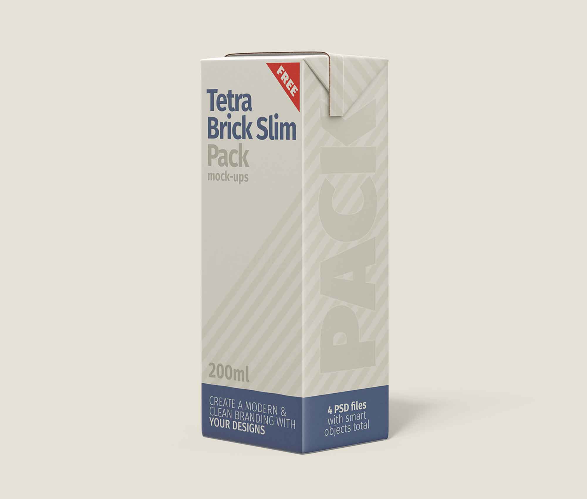 Free Tetra Brick Slim Mockups (PSD)