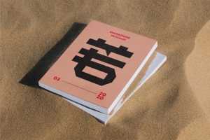 Free Thick Magazine Mockup (PSD)