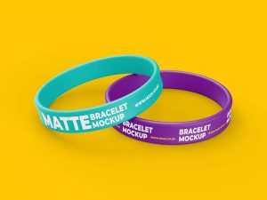 Free Thin Bracelet Mockup (PSD)