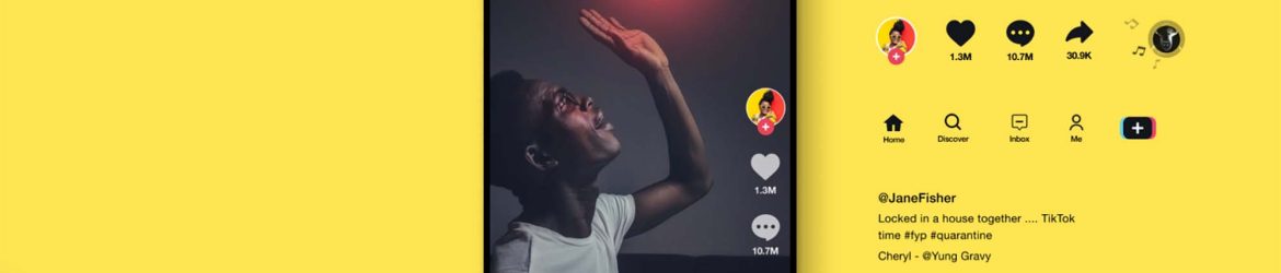 Free TikTok Screen UI Mockup (FIG)