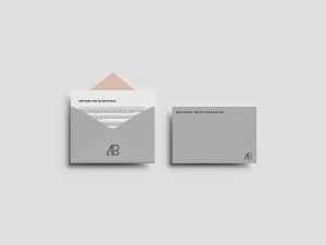 Free Top View Envelope Mockup (PSD)