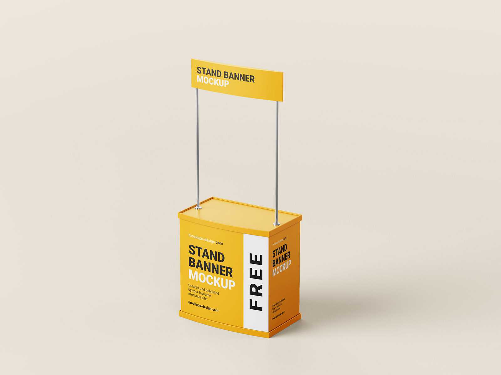Free trade stand mockup - Instant Download