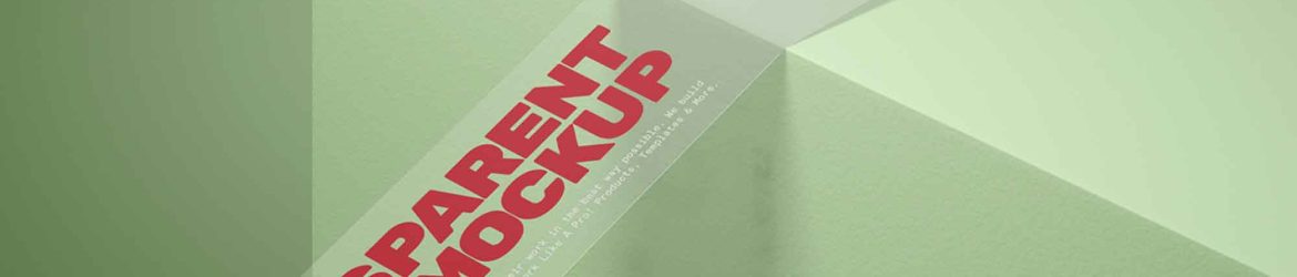 Free Transparent Tape Mockup