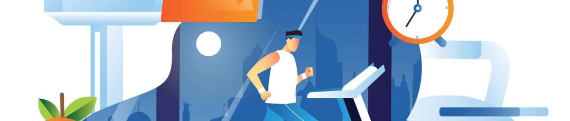 Free Treadmill Vector Illustration (AI)