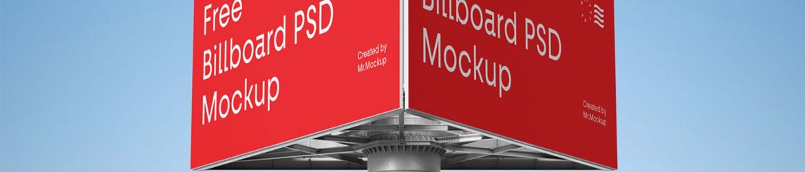 Free Triple Billboard Mockup (PSD) Free Triple Billboard Mockup (PSD)