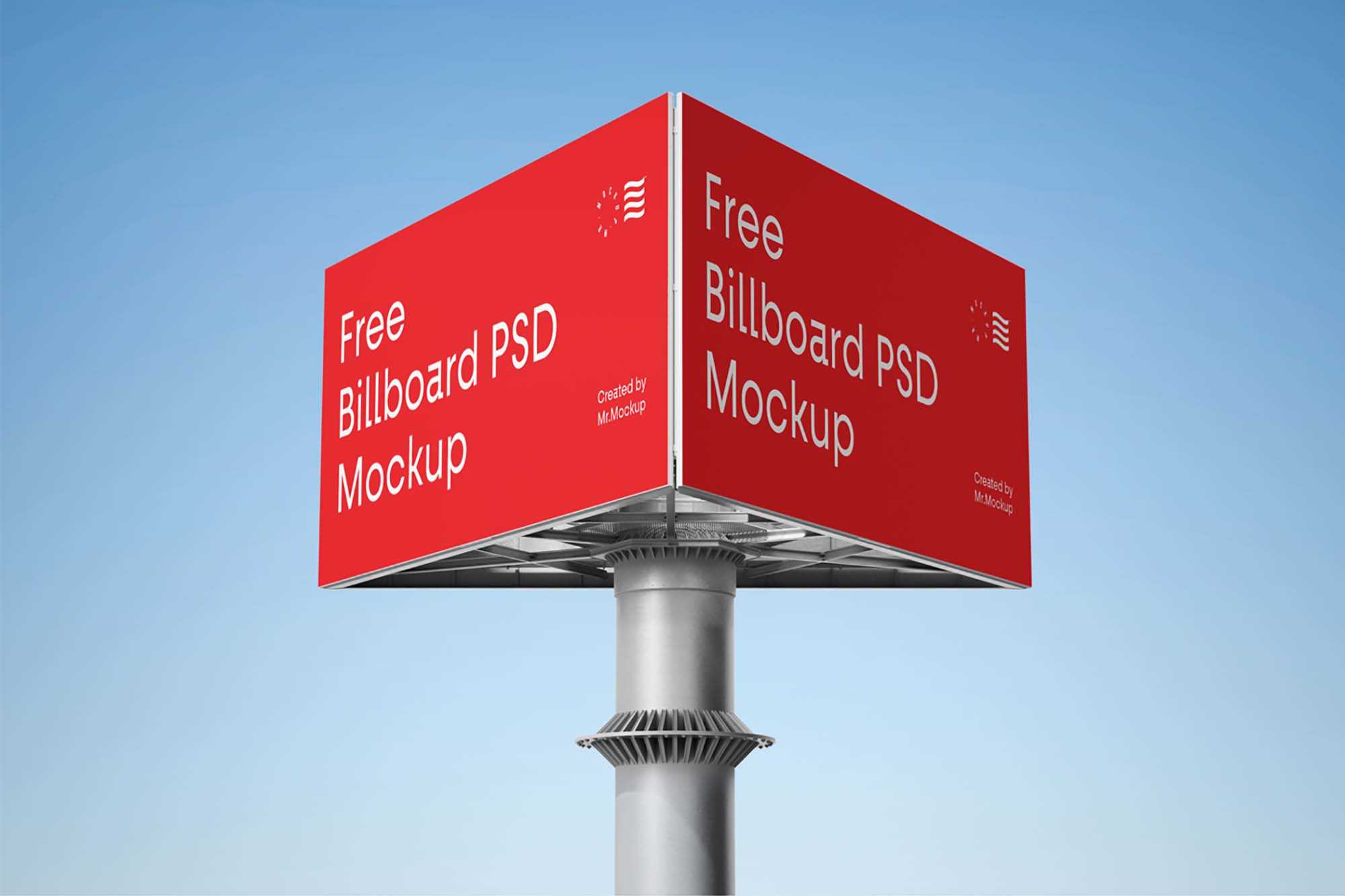 Free Triple Billboard Mockup (PSD)