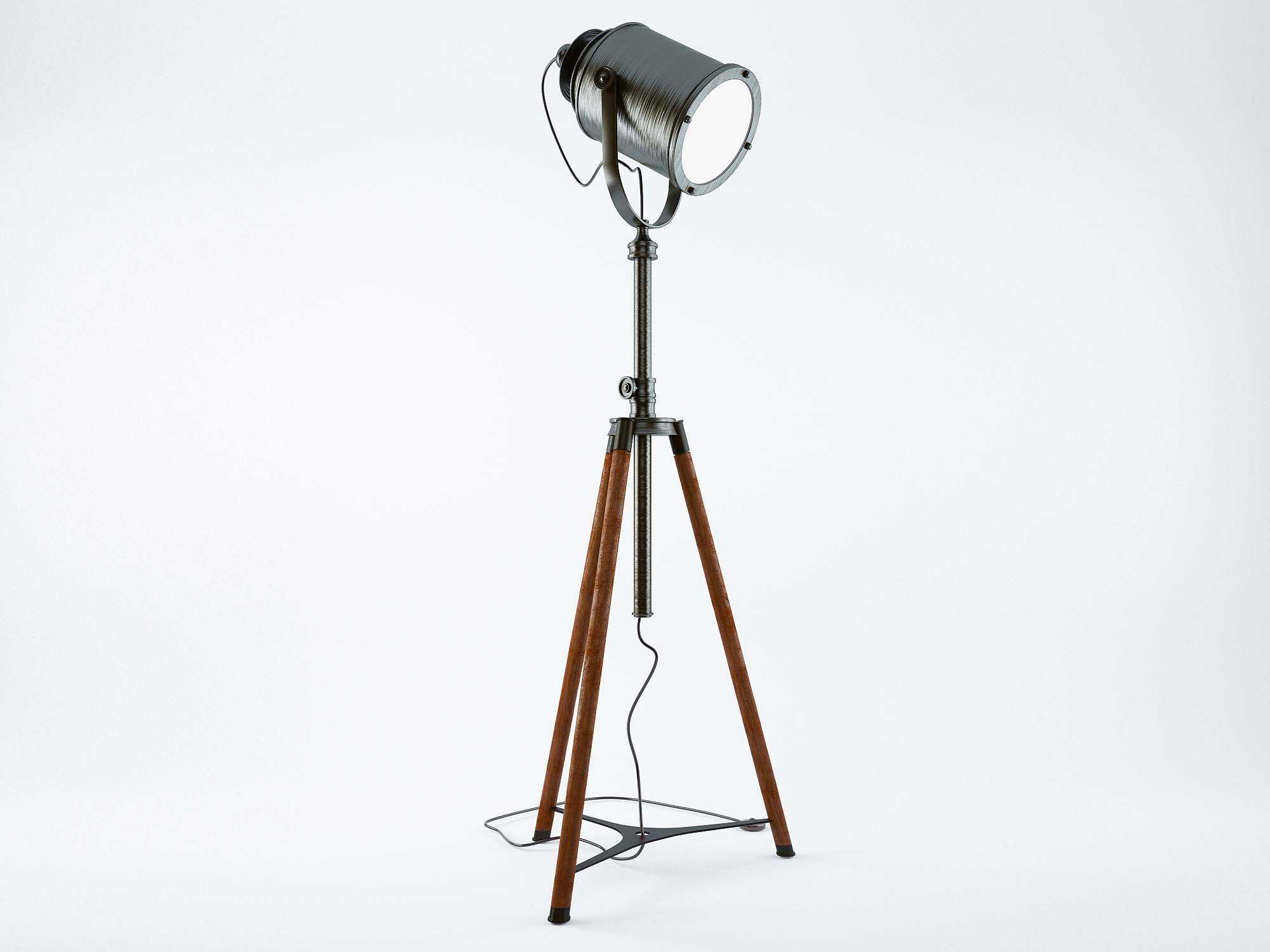 Free Tripod Floor Lamp 3D Model (MAX)