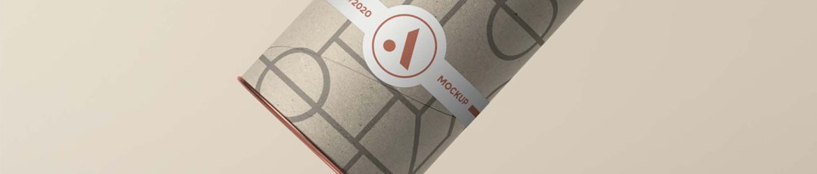 Free Tube with Label Mockup (PSD)