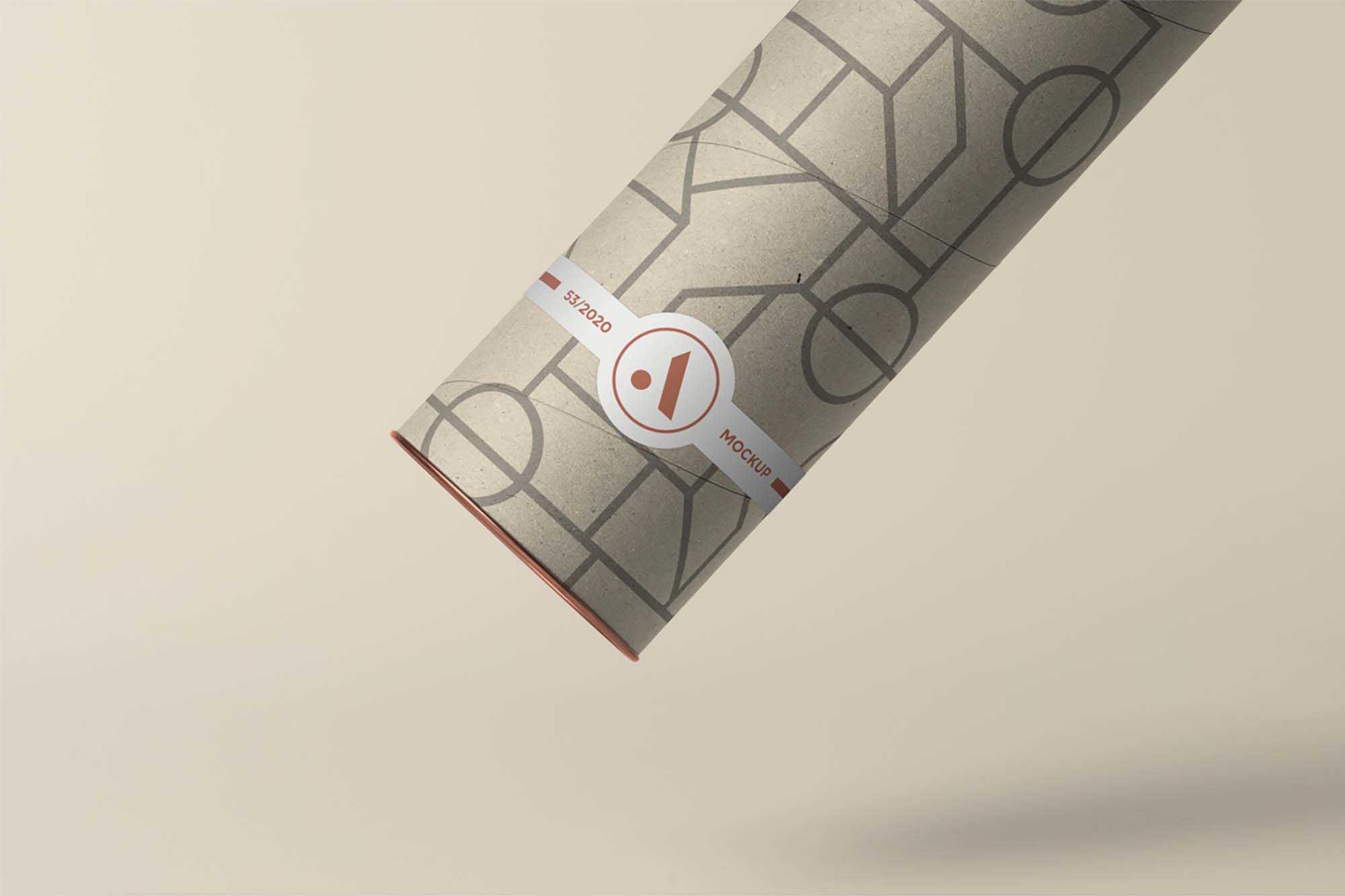 Free Tube with Label Mockup (PSD)