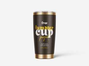 Free tumbler mockup - Instant Download