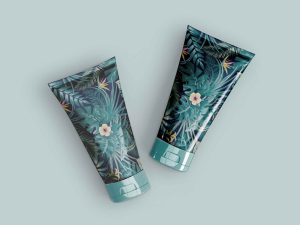 Free Two Cosmetic Tube Mockup (PSD)