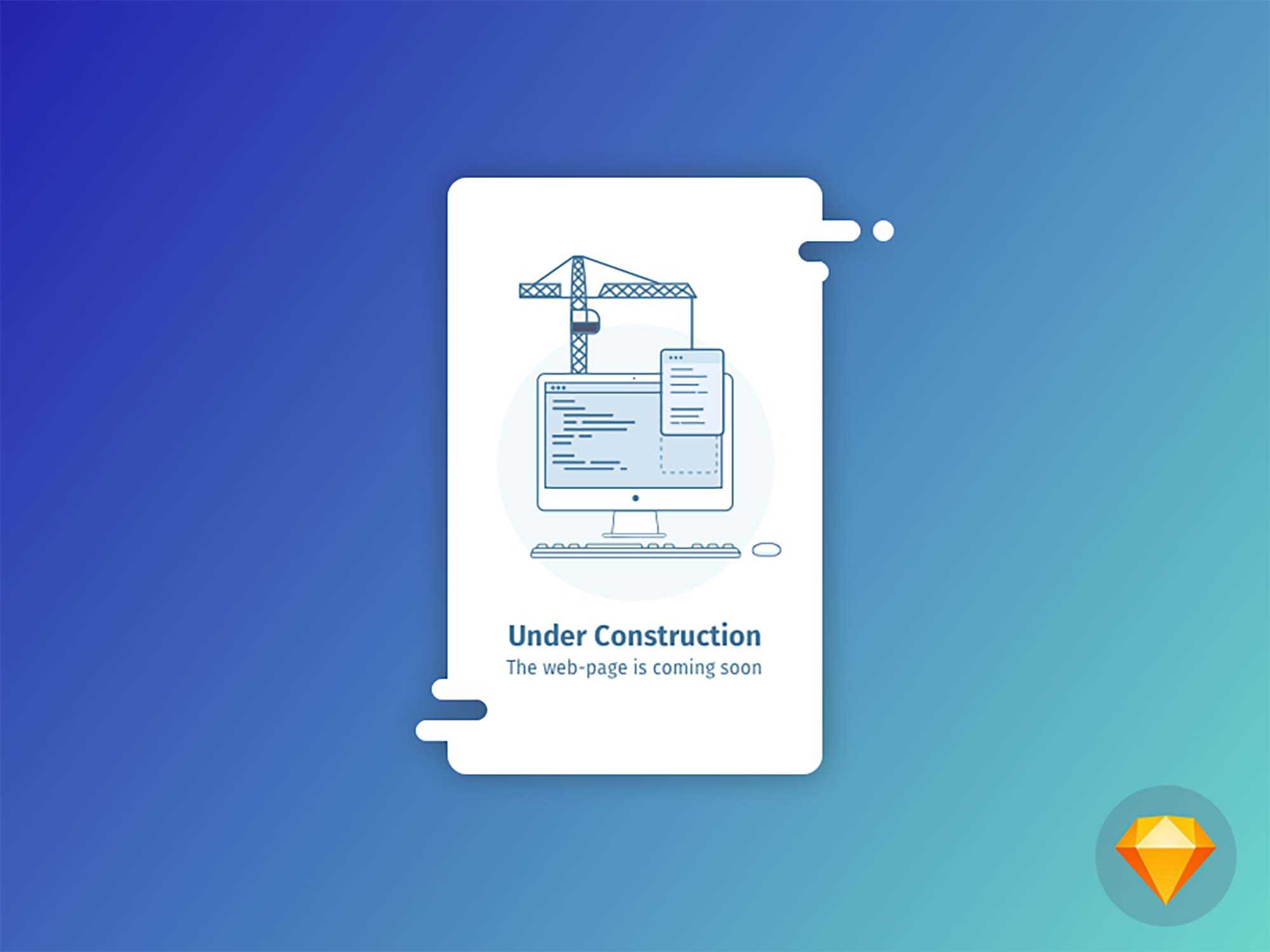 Free Under Construction Illustration (Sketch)