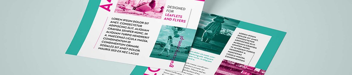 Free Vertical Leaflet Mockup (PSD)