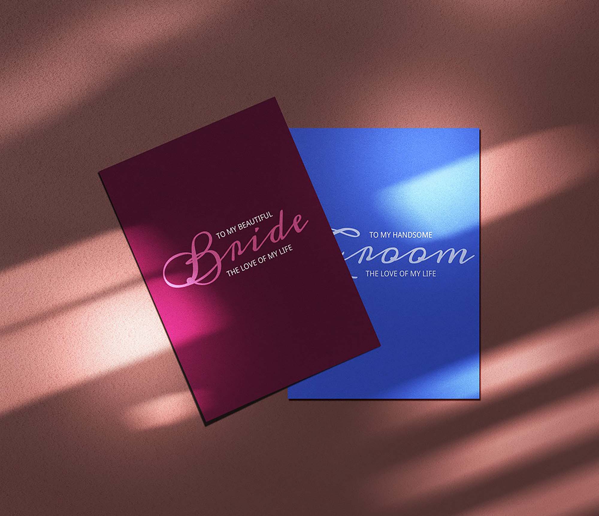 Free Vertical Postcard Mockup (PSD)