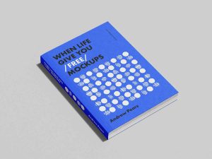 Free Vertical Softcover Book Mockups (PSD)