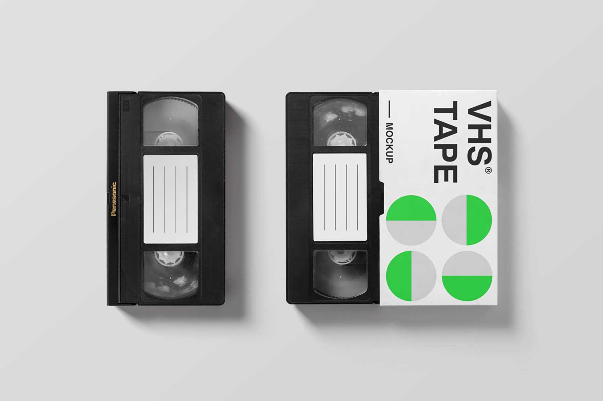 Free VHS Tape Mockup (PSD)
