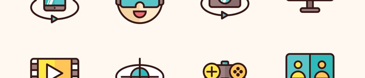 Free Virtual Reality Vector Icons Part 02 (Ai)