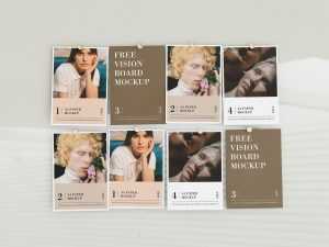 Free vision board mockup - Instant Download