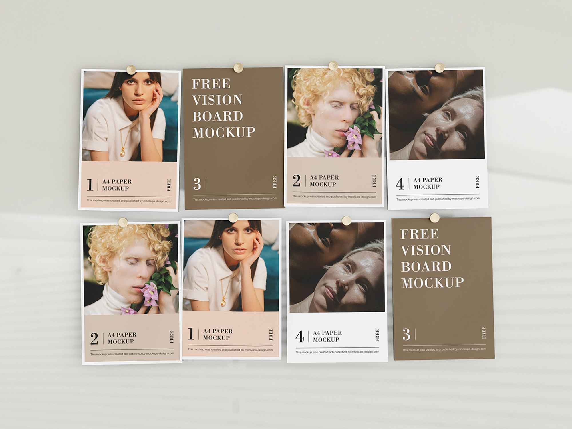 Free Vision Board Mockup (PSD)