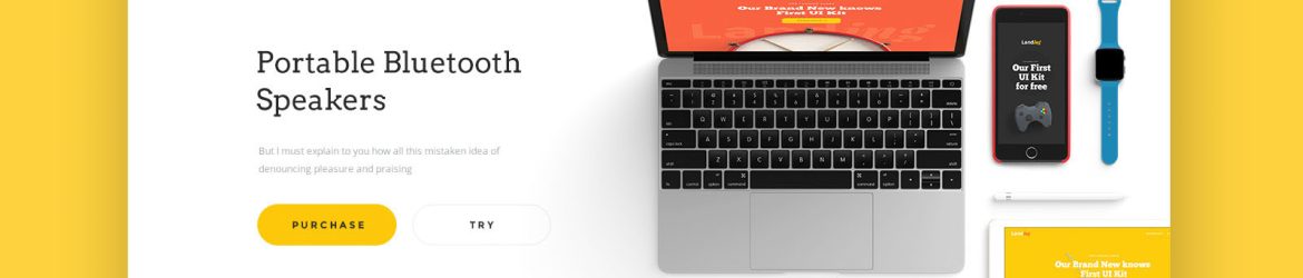 Free Website Landing Pages UI kit Templates