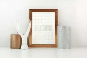 Free Wood Frame Mockup