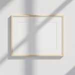 Free wooden frame mockup - Instant Download