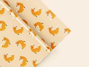 Free wrapping paper mockup - Instant Download