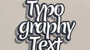 Freebie: Typography PSD Text Effect