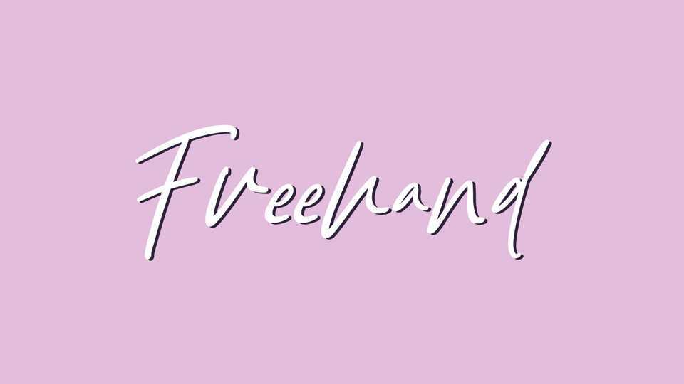 Freehand Font › Fontesk