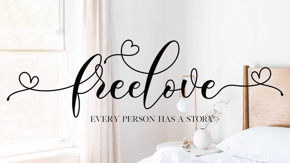 Freelove Script Font › Fontesk