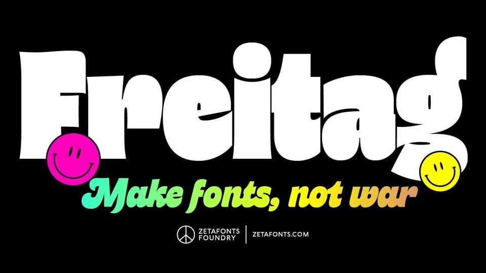 Freitag Font Family › Fontesk