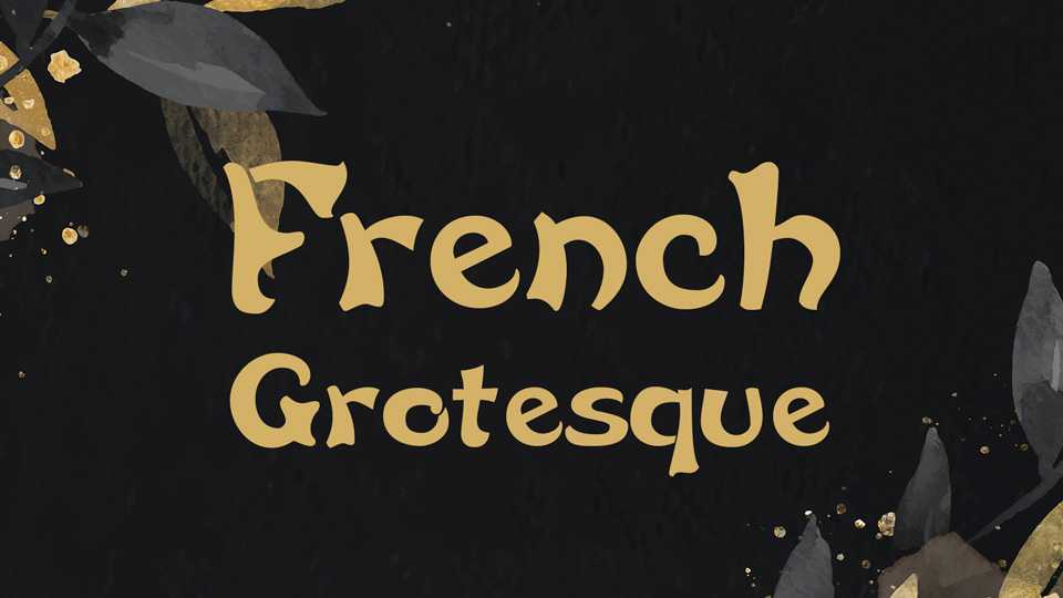 French Grotesque Font › Fontesk