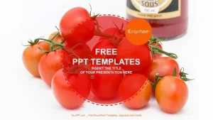 Fresh grape tomatoes PowerPoint Templates