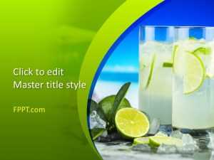 Fresh Lemonade PowerPoint Template