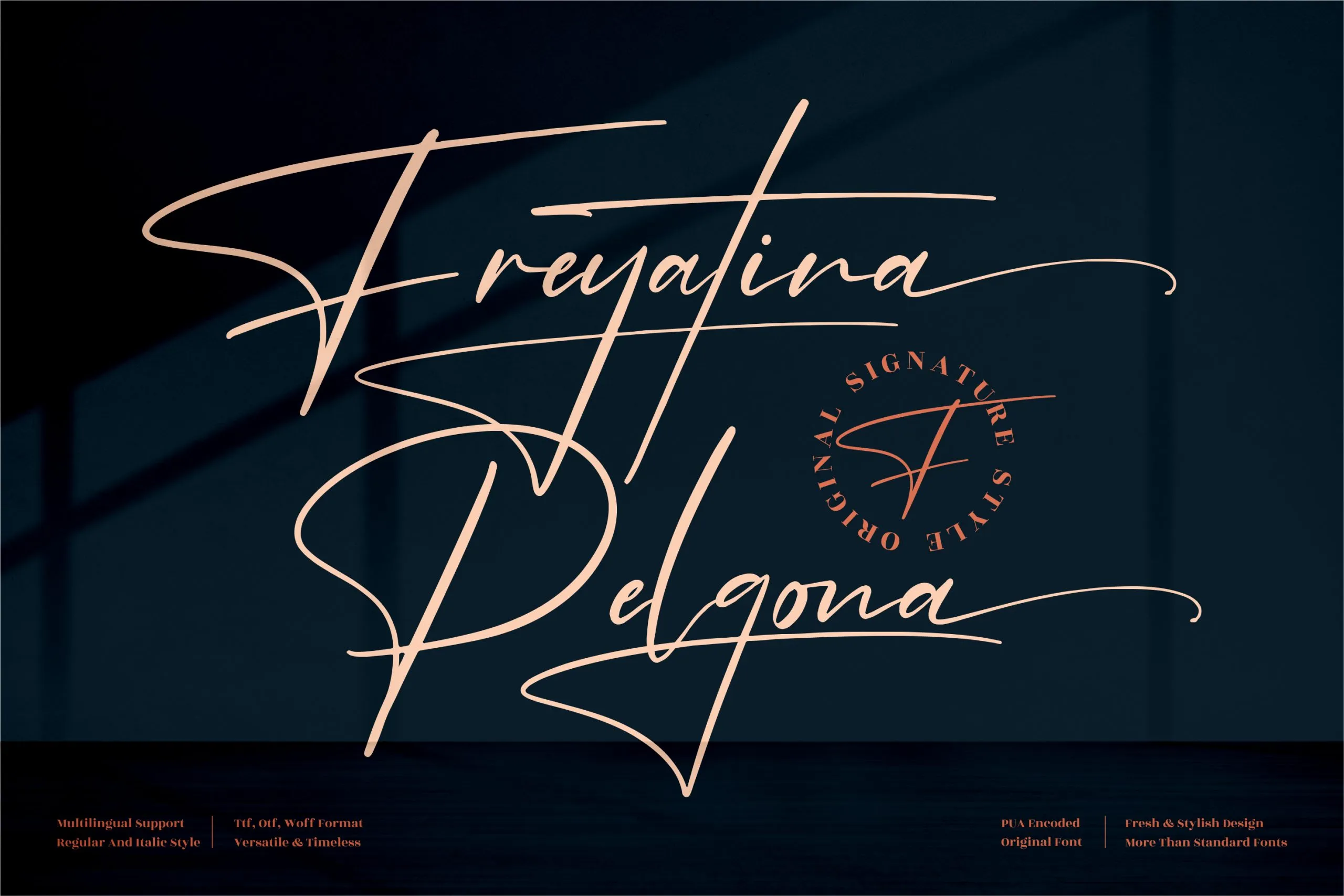 Freyatina Pelgona Font