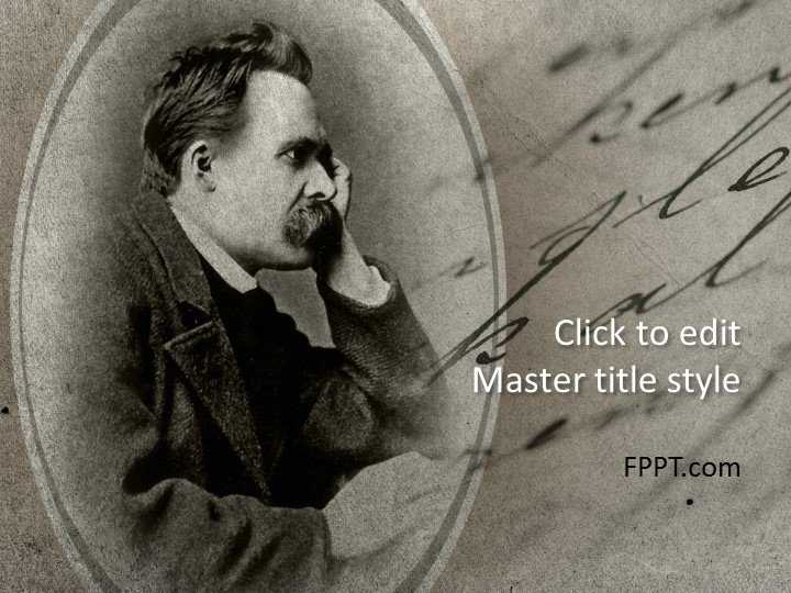 Friedrich Nietzsche PowerPoint Template