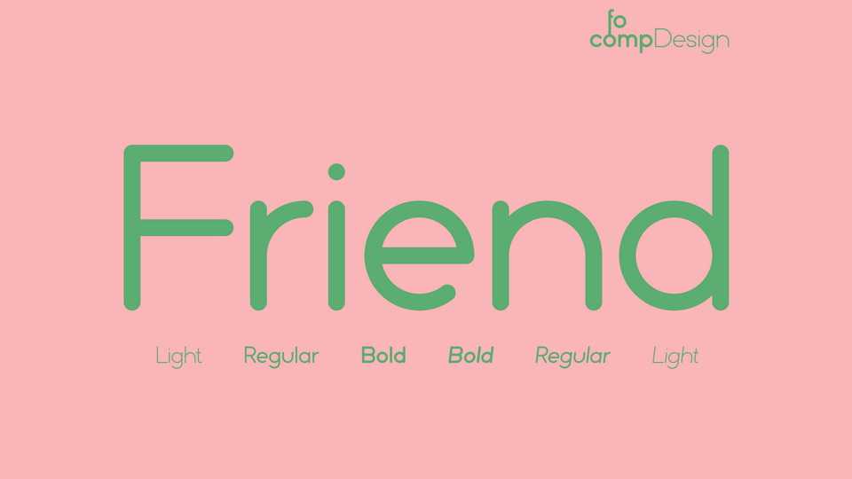 Friend Font Family › Fontesk