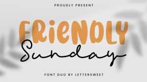 Friendly Sunday Sans Font › Fontesk