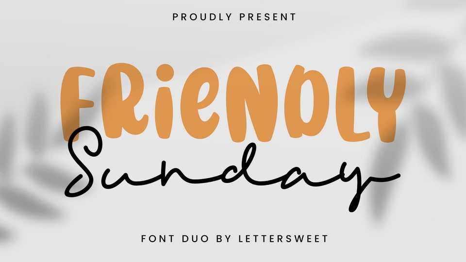 Friendly Sunday Sans Font › Fontesk