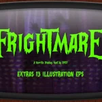 Frightmare - Display font