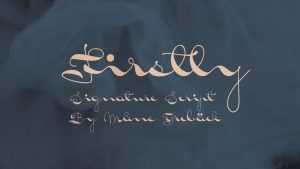 Fristly Script Font › Fontesk