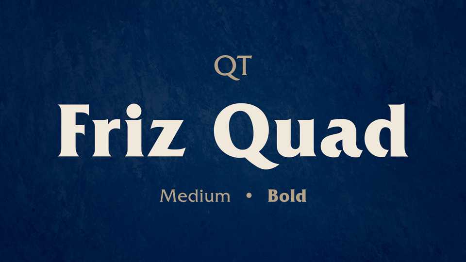 Friz Quad Font Family › Fontesk