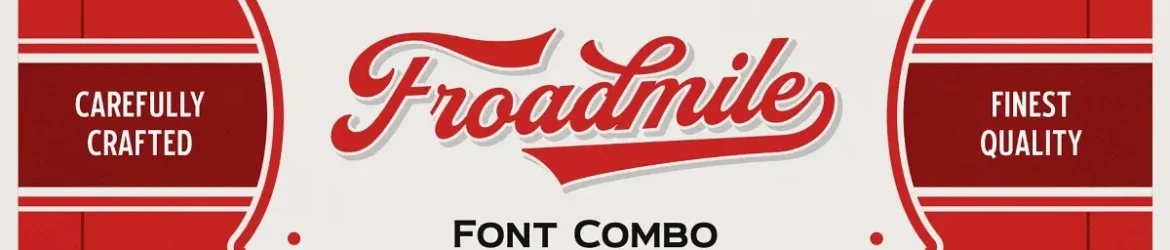 Froadmile Font
