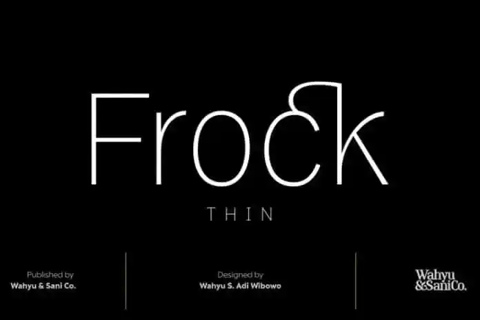 Frock Sans Serif Font