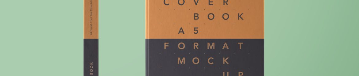 Front View Hardcover Book Mockup Front View Hardcover Book Mockup